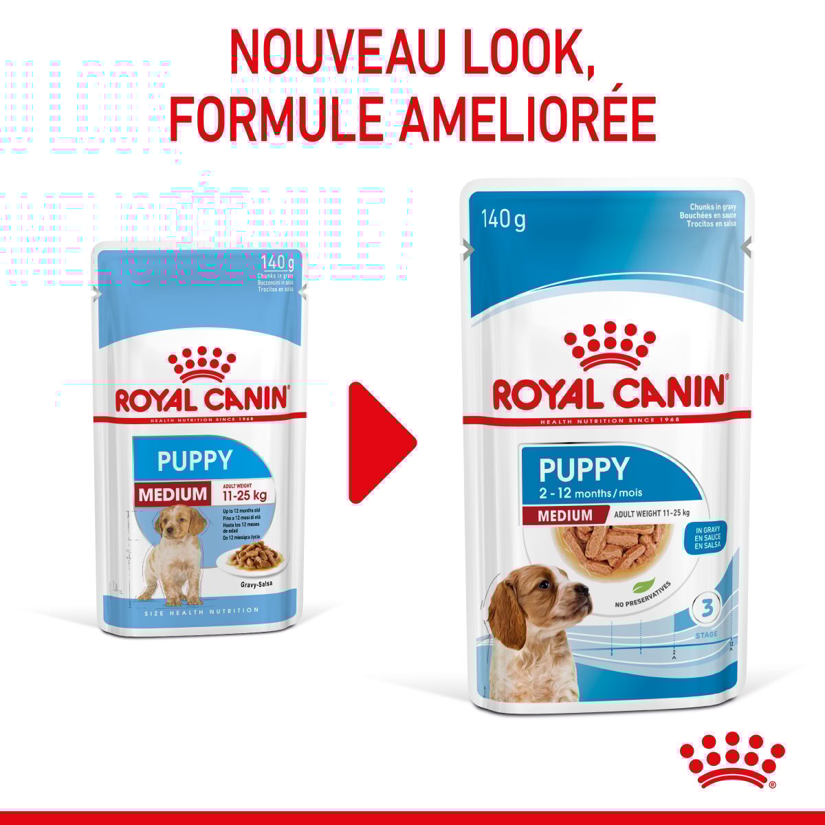 Royal Canin Medium Puppy Umido 10x140 Gr Royal Canin Medium Puppy Umido 10x140 Gr